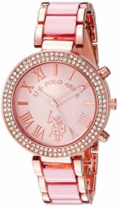 腕時計 ユーエスポロアッスン レディース U.S. Polo Assn. Women's Quartz Pink Dress Watch (Mode