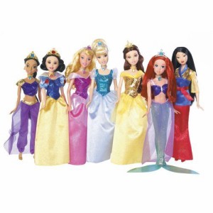 ディズニープリンセス Mattel Disney Princess Shimmer Doll Collection