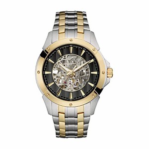 腕時計 ブローバ メンズ Bulova Men's Classic Two-Tone Stainless Steel 3-Hand Automatic Watch, Skeleto