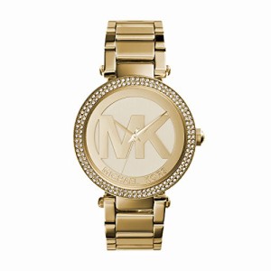 腕時計 マイケルコース レディース Michael Kors MK5784 Ladies All Gold Logo Parker Watch
