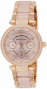 腕時計 マイケルコース レディース Michael Kors Analog Rose Gold Dial Women's Watch-MK6110