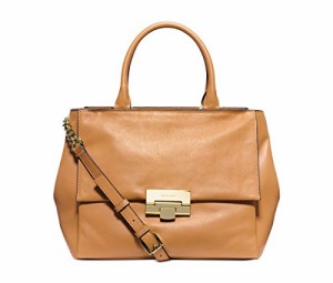 マイケルコース アメリカ 直輸入 Michael Kors Karlie Large Satchel PEANUT/GOLD