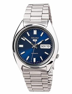 腕時計 セイコー メンズ SEIKO 5 Automatic Blue Dial Stainless Steel Men's Watch SNXS77