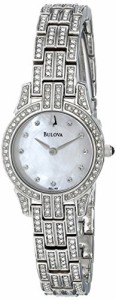 腕時計 ブローバ レディース Bulova Women's 96L149 Crystal Round Watch