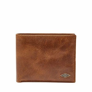 フォッシル アメリカ 日本未発売 Fossil Men's Ryan Leather RFID-Blocking Bifold Passcase with Remo