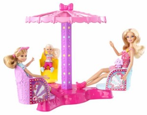 バービー バービー人形 チェルシー Barbie Mattel Sisters Twirl and Spin Ride Playset