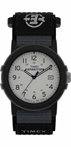 腕時計 タイメックス メンズ Timex Men's T49713 Expedition Camper Black Fast Wrap Strap Watch