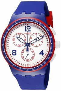 腕時計 スウォッチ メンズ Swatch Unisex SUSZ100 Originals Analog Display Swiss Quartz Blue Watch