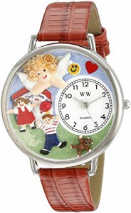 腕時計 気まぐれなかわいい プレゼント Whimsical Watches Unisex U0630015 Day Care Teacher Red L