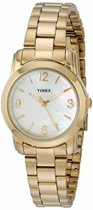 腕時計 タイメックス レディース Timex Womens Classics Mother-of-Pearl Dial Gold Tone Stainless St