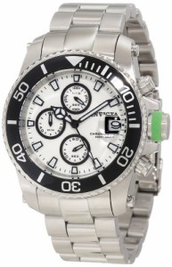 腕時計 インヴィクタ インビクタ Invicta Men's 11223 Pro Diver Chronograph White Dial Stainless St