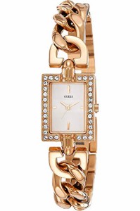 腕時計 ゲス GUESS GUESS STEEL W0540L3,Women's Petite Dress,Rose Gold-Tone,Crystal on case,WR