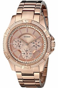 腕時計 ゲス GUESS GUESS W0235L3 Women's Dynamic Feminine Rose Gold-Tone Mid-Size Sport Watch