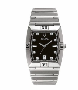 腕時計 ブローバ メンズ Bulova Men's 96D001 Diamond Dial Calendar Watch