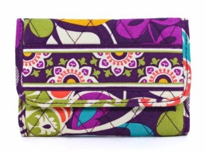 ヴェラブラッドリー ベラブラッドリー アメリカ Vera Bradley Euro Wallet (Plum Crazy)