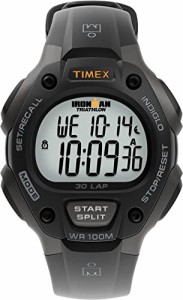 腕時計 タイメックス メンズ Timex Men's T5E901 Ironman Classic 30 Gray/Black Resin Strap Watch, Bla