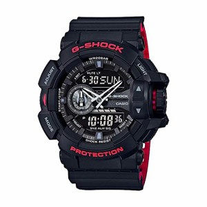 腕時計 カシオ メンズ Casio G-Shock GA-400HR Black/Red Layer Series - Black / One Size