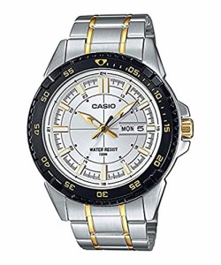 腕時計 カシオ メンズ Casio MTD-1078SG-7AV Men's Stainless Steel 100M Diver Watch Day/Date - Gold Two-