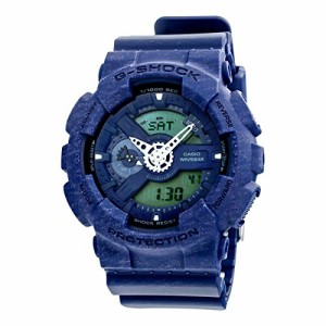 腕時計 カシオ メンズ Casio G-Shock Heathered Blue Dial Resin Quartz Men's Watch GA110HT-2A