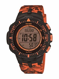 腕時計 カシオ メンズ Casio Men's PRG-300CM-4CR Pro Trek Triple Sensor Tough Solar Digital Display Qua