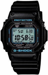 腕時計 カシオ メンズ Casio G-Shock Black X Blue Series (GW-M5610BA-1JF) 6 MULTIBANDS Solar Powered Me