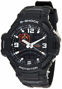 腕時計 カシオ メンズ Casio Men's G-Shock GA1000-1A Black Silicone Quartz Watch with Black Dial