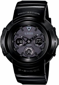 腕時計 カシオ メンズ Casio G-Shock Glossy Black Solar Digital Male Watch AWG-M510BB-1