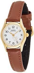 腕時計 カシオ レディース Casio White Dial Leather Strap Ladies Watch LTP1094Q7B