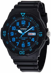 腕時計 カシオ メンズ Casio Unisex MRW200H-2BV Neo-Display Black Watch with Resin Band,Multicolored