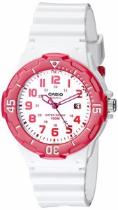 腕時計 カシオ レディース Casio Sports 3-Hand Analog White Dial Women's Watch #LRW200H-4BV