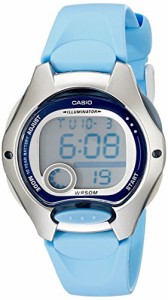 腕時計 カシオ レディース Casio Women's LW200-2BV Digital Blue Resin Strap Watch