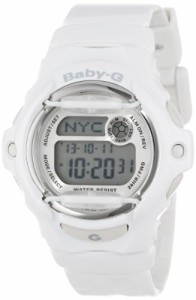 腕時計 カシオ レディース Casio Women's BG169R-7A "Baby-G" White Resin Sport Watch