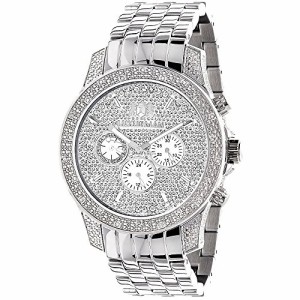 腕時計 ラックスマン メンズ LUXURMAN Mens Designer Diamond Watch 0.50ctw of Diamonds