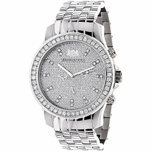 腕時計 ラックスマン メンズ LUXURMAN Mens Diamond Diamond Watch 2.5ctw of Diamonds