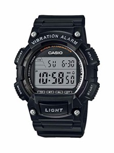 腕時計 カシオ メンズ Casio Men's 'Super Illuminator' Quartz Resin Casual Watch, Color:Black (Model: W