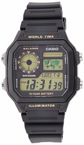 腕時計 カシオ メンズ Casio Classic Black Watch AE1200WH-1B