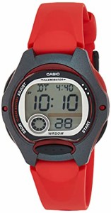 腕時計 カシオ レディース Casio Collection Women's Watch LW-200, Red, One Size, Strap