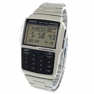 腕時計 カシオ メンズ Men's Casio DBC-32D-1A Silver Steel Databank Calculator Watch
