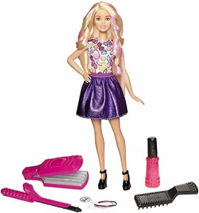 バービー Barbie  D.I.Y. クリンプ&カール人形 DWK49 温水をスプレーしてカールやウェーブヘアを作る 