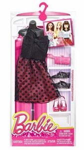 バービー バービー人形 着せ替え Barbie Fashion - Flirty Fun Pink & Black Polka Dot Dress with Sho