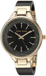 腕時計 アンクライン レディース Anne Klein Women's Premium Crystal Accented Resin Bangle Watch