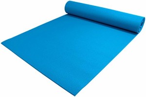 ヨガマット フィットネス YogaAccessories 1/4" Thick High-Density Deluxe Non-Slip Exercise Pilates & 