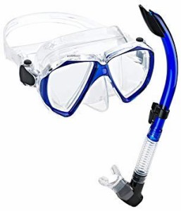 シュノーケリング マリンスポーツ Phantom Aquatics Velocity Scuba Snorkeling Mask Snorkel Set