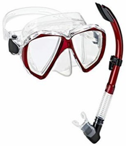 シュノーケリング マリンスポーツ Phantom Aquatics Velocity Scuba Snorkeling Mask Snorkel Set