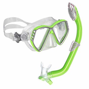 シュノーケリング マリンスポーツ U.S. Divers Junior Regal Kids Swimming Mask and Dry Top Snorkel