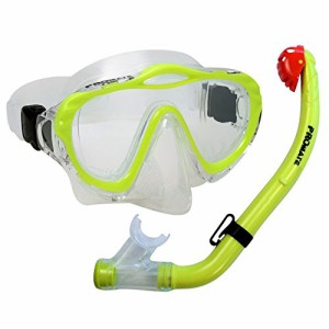 シュノーケリング マリンスポーツ Promate 4570, Yellow, Mask&Snorkel, Junior Snorkeling Scuba Div