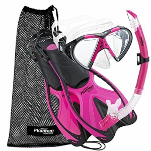 シュノーケリング マリンスポーツ Phantom Aquatics Adult Speed Sport Mask Fin Snorkel Set