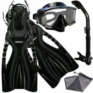 シュノーケリング マリンスポーツ scs0068-AB-sm, Dive Mask with Panaromic View Purge Dry Snorkel 