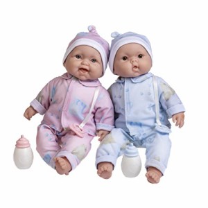 ジェーシートイズ 赤ちゃん おままごと JC Toys Twins 13" Realistic Soft Body Baby Dolls Berengu