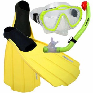 シュノーケリング マリンスポーツ Promate Junior Snorkeling Scuba Diving Purge Mask Dry Snorkel F